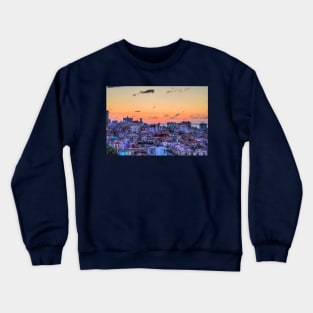 Havana Caribbean Sunset, Cuba Crewneck Sweatshirt